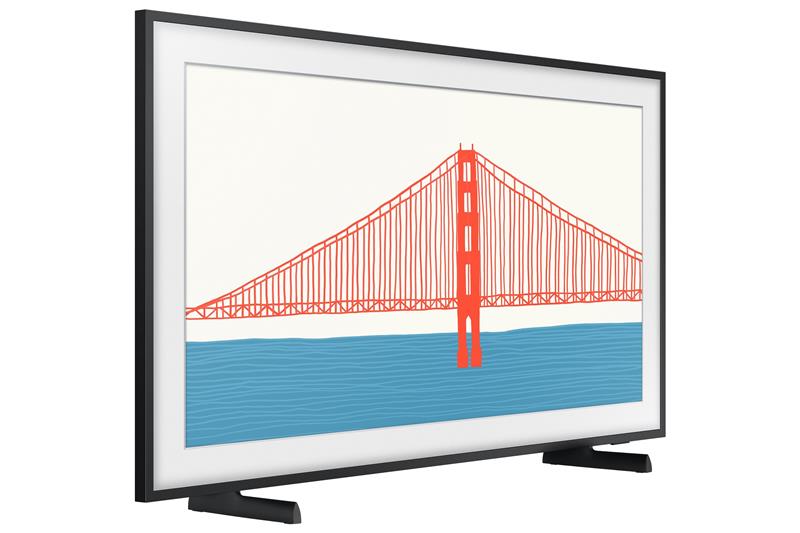 Телевiзор 65 QLED 4K Samsung QE65LS03AAUXUA Smart, Tizen, Black, The Frame, Optional Bazel Colour
