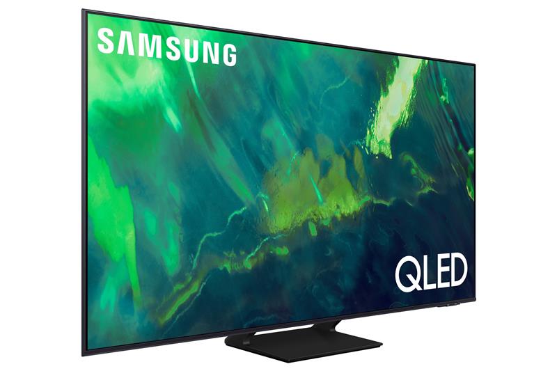Телевiзор 75 QLED 4K Samsung QE75Q70AAUXUA Smart, Tizen, Black