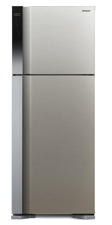 Холодильник с верхней мороз. HITACHI R-V540PUC7BSL, 184х74х72см, 2 дв., Х- 345л, М- 105л, A++, NF, Інвертор, Нерж