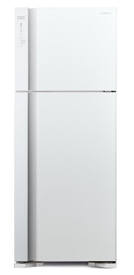 Холодильник с верхней мороз. HITACHI R-V540PUC7PWH, 184х74х72см, 2 дв., Х- 345л, М- 105л, A++, NF, Інвертор, Білий