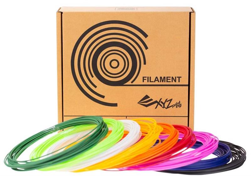 Набір ниток 1.75мм PСL для ручки 3D XYZprinting Cool (9 кольорів)