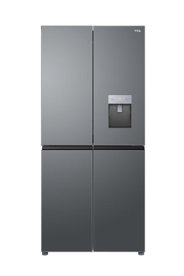 Холодильник Multy Doors TCL RP466CXF0, 185х84х68см, 4 дв., Х- 297л, М- 169л, A+, NF, Льдоген., Нерж