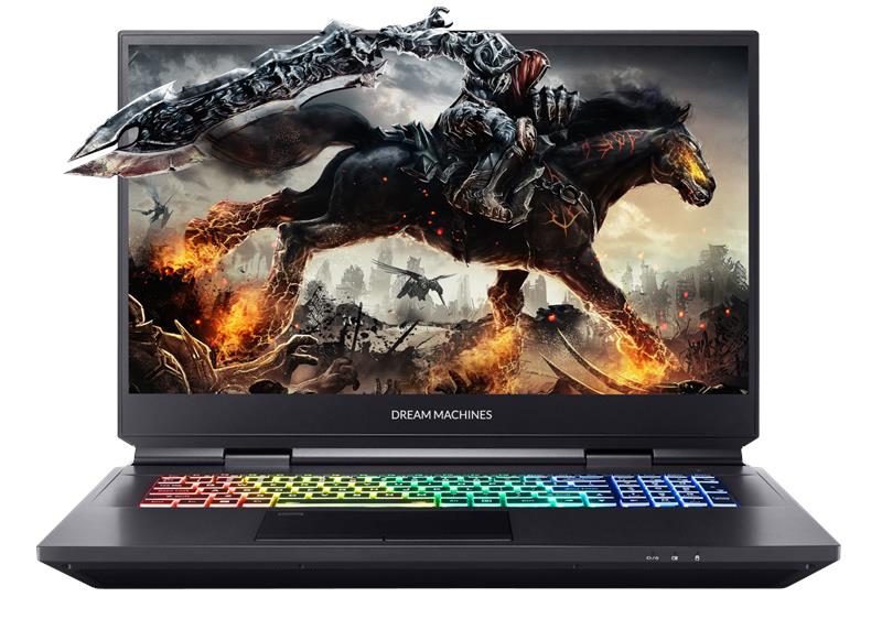 Ноутбук Dream Machines RX2080S-17 17.3UHD IPS 60Hz/Intel i7-10700K/16/1024F/NVD2080-8/DOS
