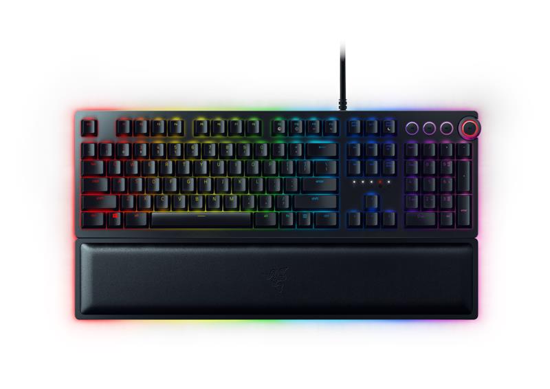 Клавіатура ігрова Razer Huntsman Elite Linear Optical Switch USB US RGB, Black