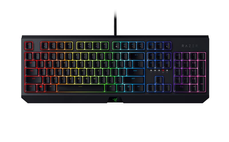 Клавіатура ігрова Razer BlackWidow Green Switch USB US RGB, Black