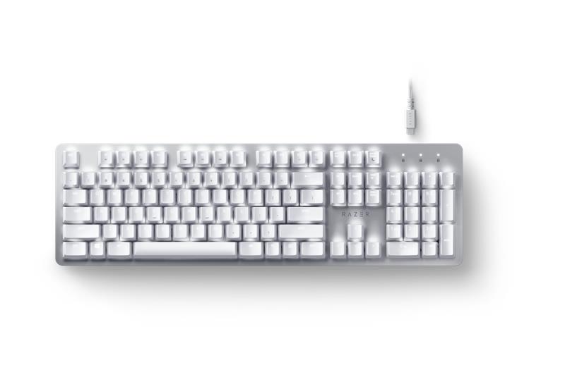 Клавіатура ігрова Razer Pro Type Orange Switch WL/BT/USB US LED, White