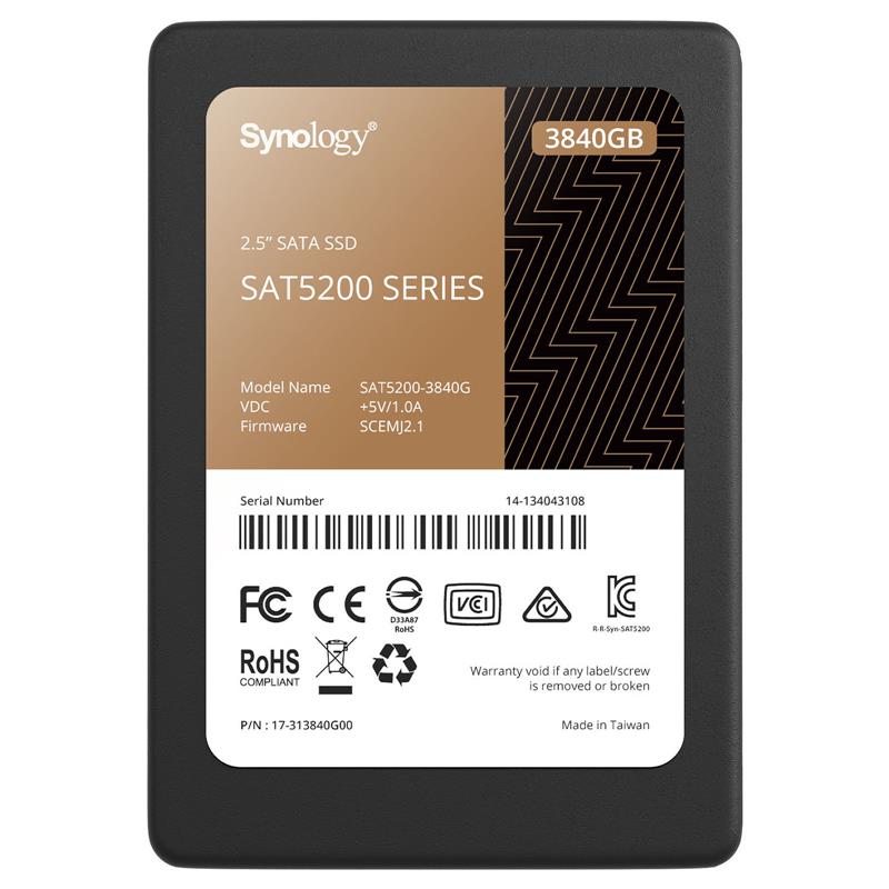 Твердотільний накопичувач SSD Synology SATA 2.5 3.8TB