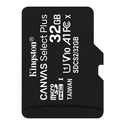 Карта пам'яті Kingston 32GB microSDHC C10 UHS-I R100MB/s Canvas Select Plus