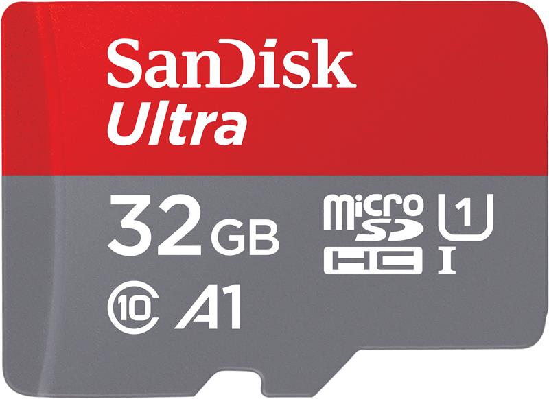 Карта пам'ятi SanDisk 32GB microSDHC C10 UHS-I R100MB/s Ultra