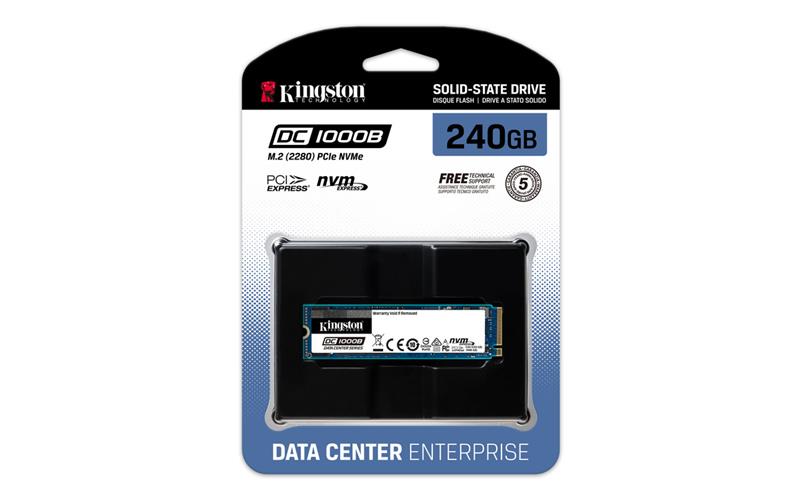 Твердотільний накопичувач SSD M.2 Kingston 240GB DC1000B NVMe PCIe 3.0 4x 2280