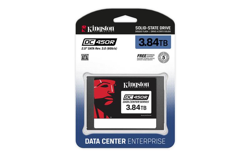 Твердотільний накопичувач SSD 2.5 Kingston DC450R 3.8TB SATA 3D TLC