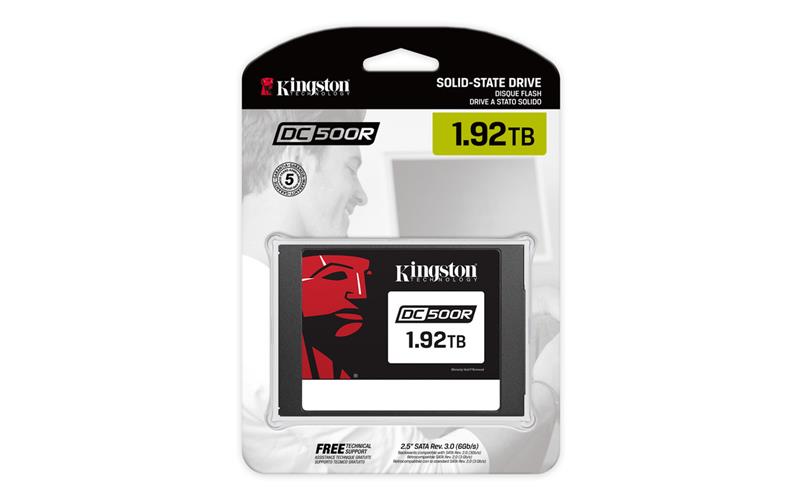 Твердотільний накопичувач SSD 2.5 Kingston DC500R 1920GB SATA 3D TLC