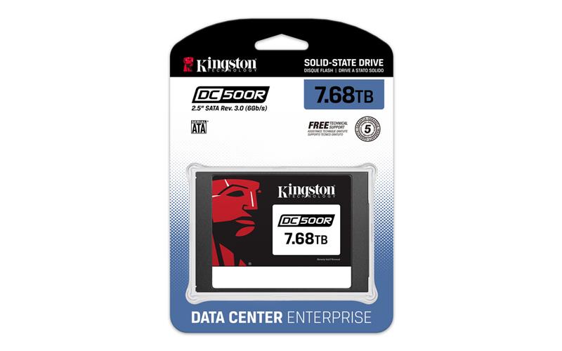 Твердотільний накопичувач SSD 2.5 Kingston DC500R 7.6TB SATA 3D TLC