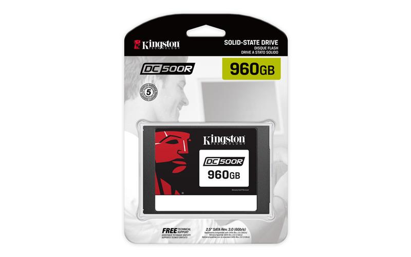 Твердотільний накопичувач SSD 2.5 Kingston DC500R 960GB SATA 3D TLC