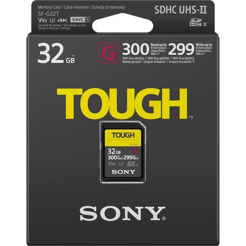 Карта пам'яті Sony 32GB SDHC C10 UHS-II U3 V90 R300/W299MB/s Tough