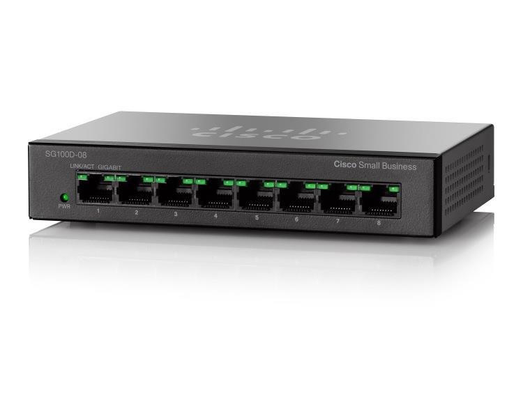 Комутатор Cisco SB SG110D-08 8-Port Gigabit Desktop Switch