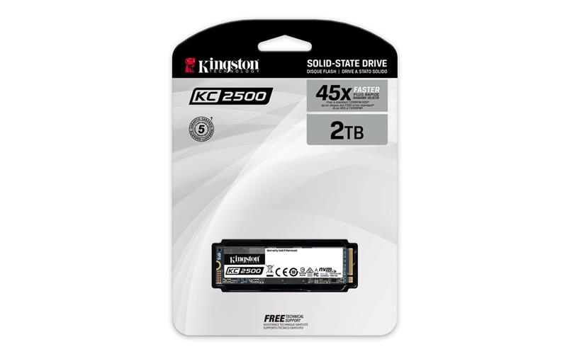 Твердотільний накопичувач SSD M.2 Kingston 2TB KC2500 NVMe PCIe 3.0 4x 2280