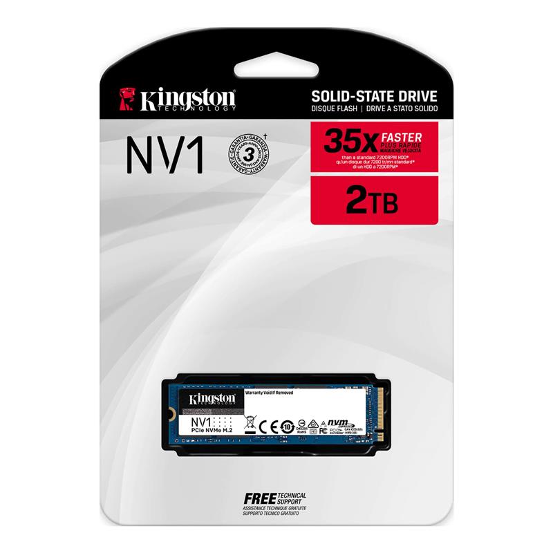 Твердотільний накопичувач SSD M.2 Kingston 2TB NV1 NVMe PCIe 3.0 4x 2280