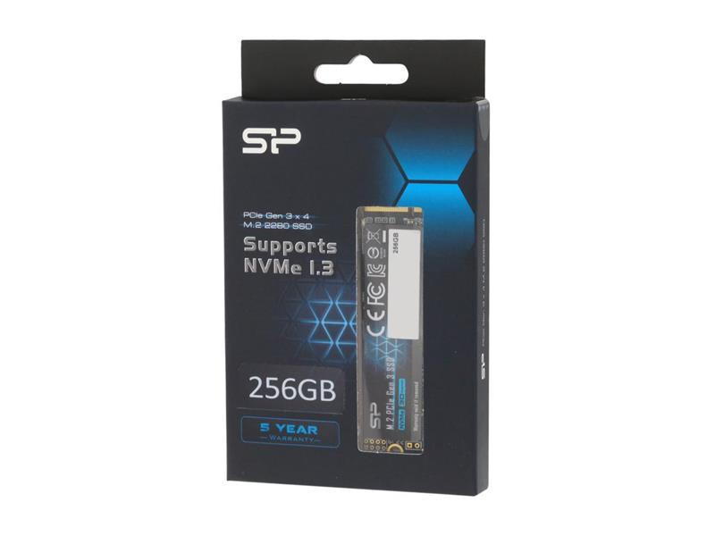 Твердотільний накопичувач SSD Silicon Power M.2 NVMe PCIe 3.0 x4 256GB 2280 A60