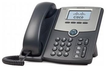 IP-телефон Cisco SB 1 Line IP Phone With Display, PoE, PC Port
