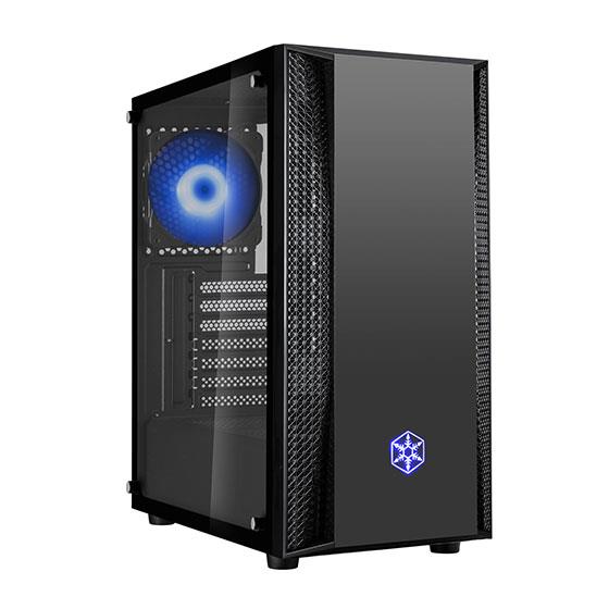 Корпус SilverStone FARA FAB1B-RGB,MidT,USB 3.0x2,USB 2.0x1,2x120мм RGB,скло(бічна панель),без БЖ,чорний
