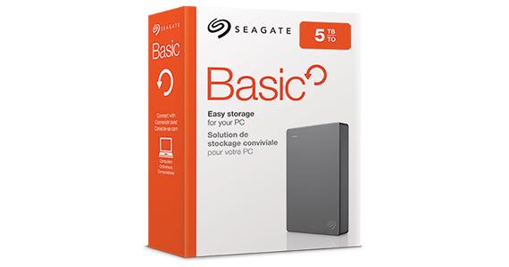 Жорсткий диск Seagate Basic 2.5 USB 3.0 5TB Gray