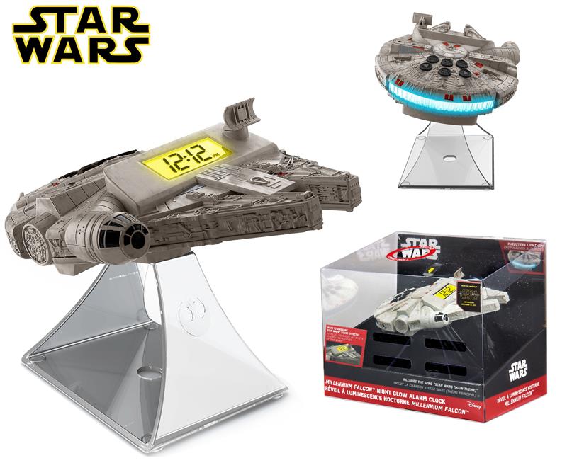 Радіогодинник eKids/iHome Disney, Star Wars, Millenium Falcon з нічником