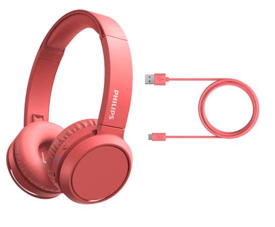 Навушники Philips TAH4205RD Over-Ear Wireless Червоний