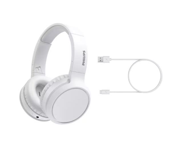 Навушники Philips TAH5205 Over-ear ANC Wireless Mic Білий