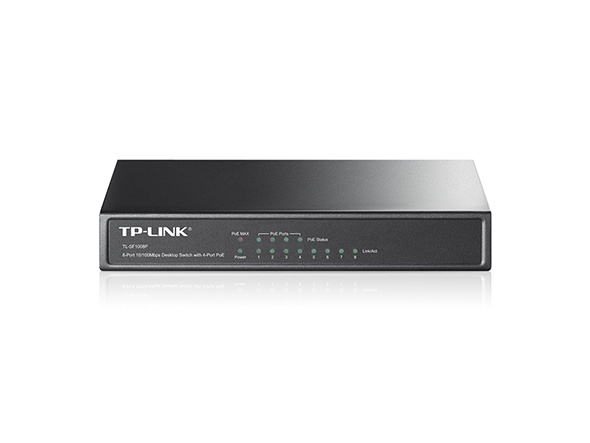 Комутатор TP-LINK TL-SF1008P 8xFE/PoE 65W некерований