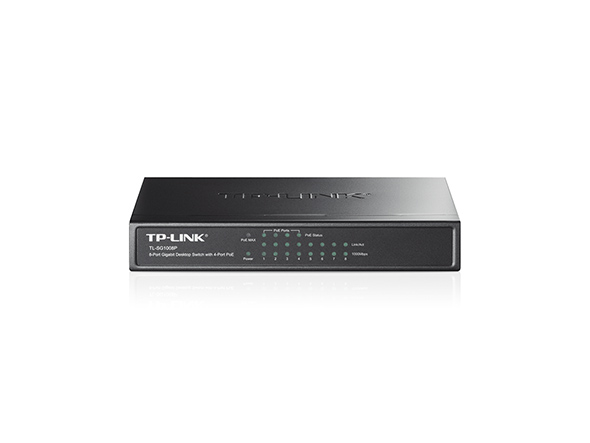 Комутатор TP-LINK TL-SG1008P 8xGE/PoE 65.2W некерований