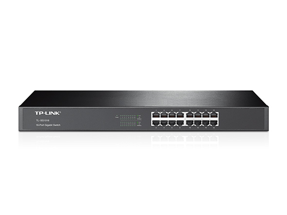 Комутатор TP-LINK TL-SG1016 16xGE некерований 19 1U