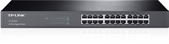 Комутатор TP-LINK TL-SG1024 24xGE некерований 19 1U