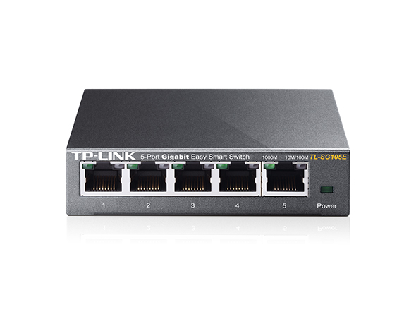 Комутатор TP-LINK TL-SG105E 5xGE EasySmart Метал. Корпус