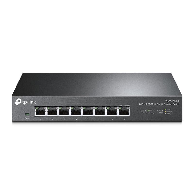 Комутатор TP-LINK TL-SG108-M2 8x2.5GE некерований Метал. корпус