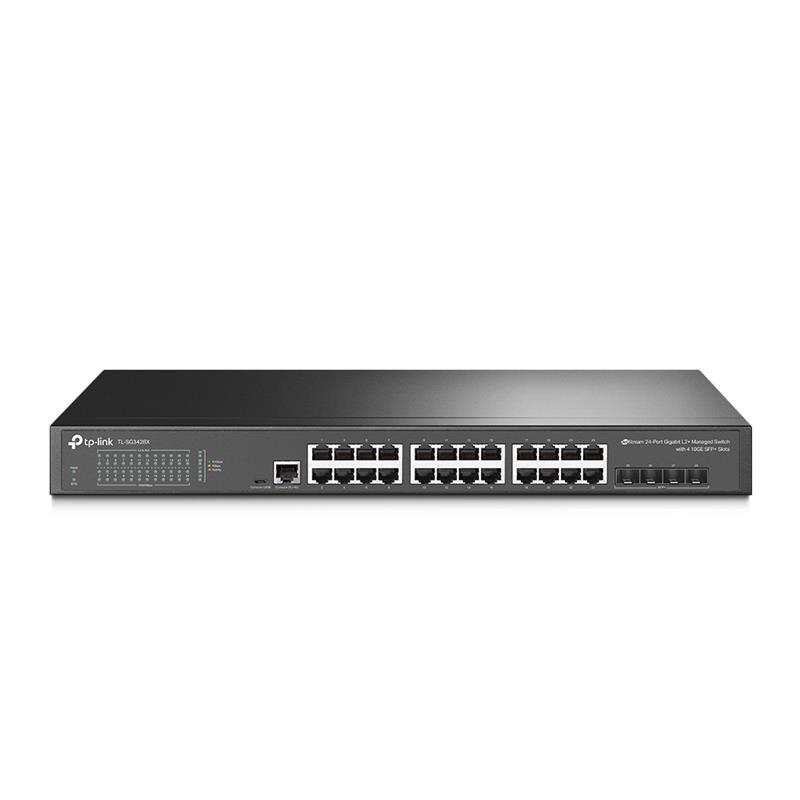 Комутатор TP-LINK TL-SG3428X 24xGE 4x10GE/SFP+ L2 JetStream 19 1U