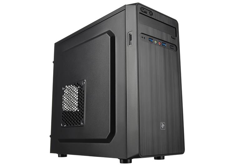 Корпус 2E VIGEO (TMQ0107), Mini T, mATX, mini-ITX, 2*USB3.0, без БЖ,чорний