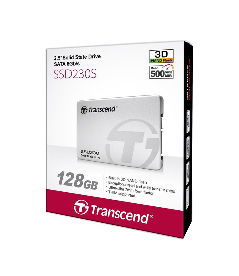 Твердотільний накопичувач SSD 2.5 Transcend 230 128GB SATA TLC