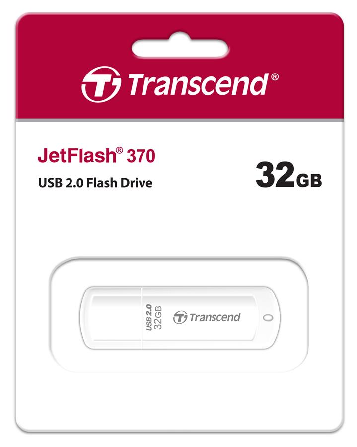 Накопичувач Transcend 32GB USB JetFlash 370 White
