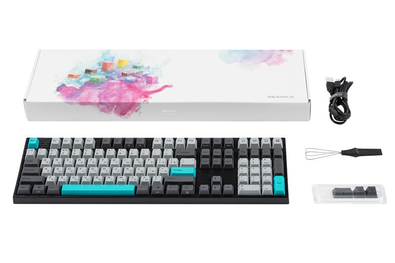 Клавіатура Varmilo VA108M Moonlight, Cherry MX Blue