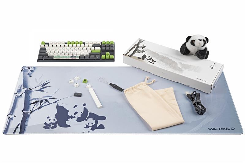 Клавіатура Varmilo VA87M Panda, Cherry MX Silent Red