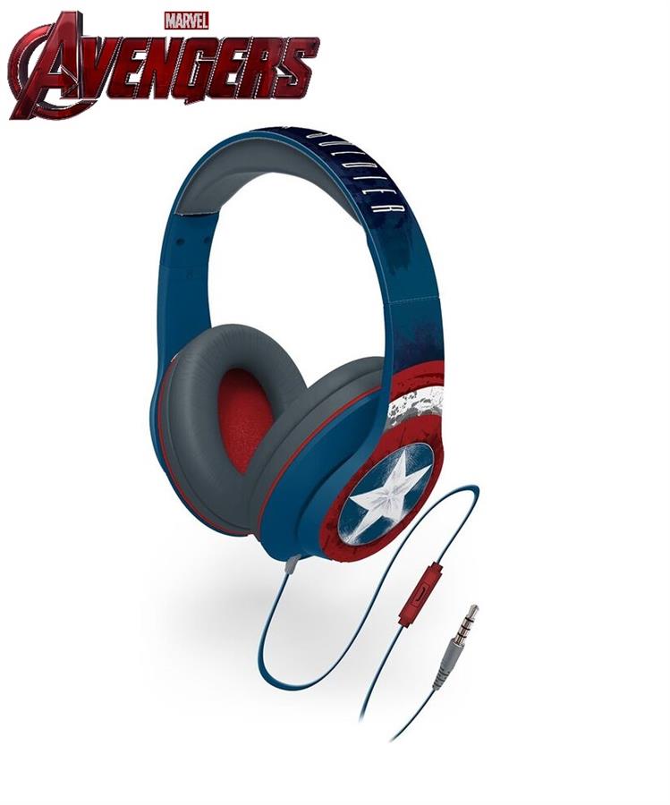 Навушники eKids/iHome MARVEL, Captain America, Mic