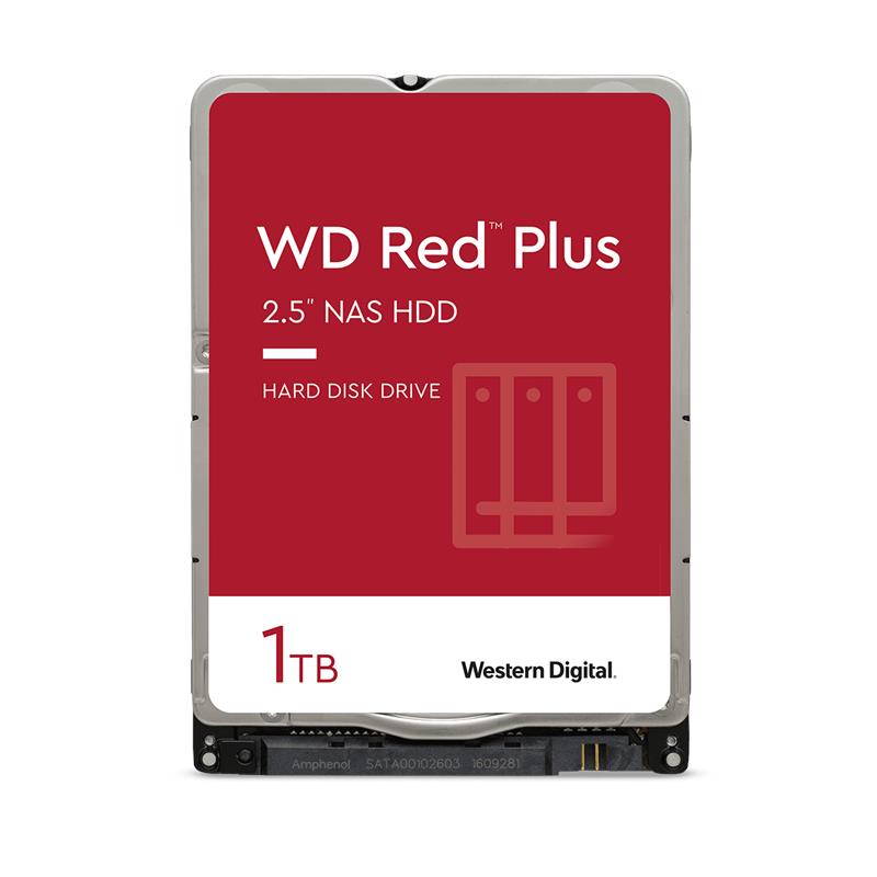 Жорсткий диск WD 2.5 SATA 3.0 1TB 5400 16MB Red Plus NAS