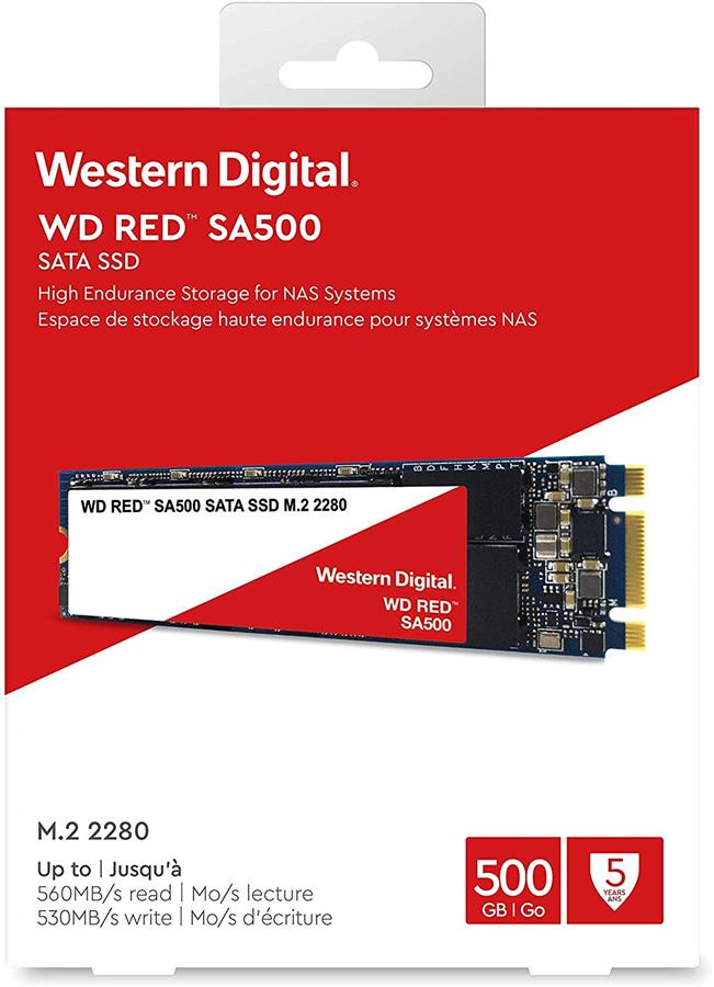 Твердотільний накопичувач SSD m.2 WD Red 500GB 2280 SATA