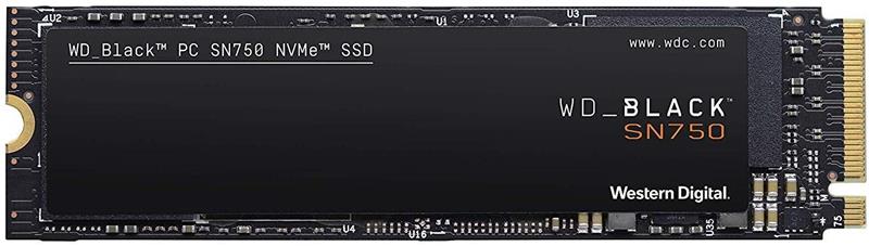 Твердотільний накопичувач SSD M.2 WD Black SN750 500GB NVMe PCIe 3.0 4x 2280 TLC
