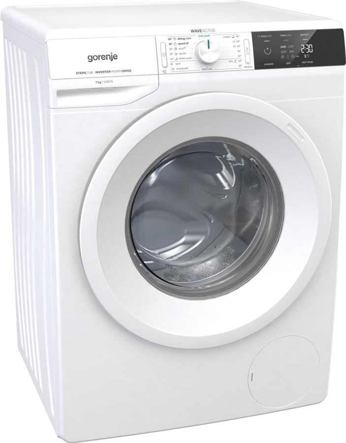 Пральна машина з фронт. загр. Gorenje WEI743, 7кг, 1400, A+++, глибина 55см, Дисплей, Білий