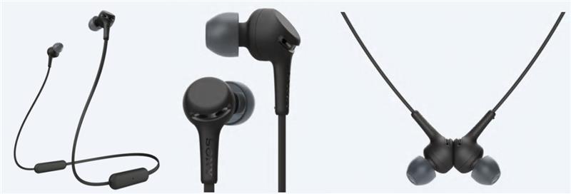 Навушники Sony WI-XB400 In-ear Wireless Mic Чорний