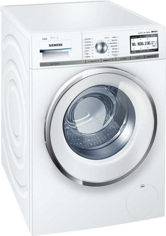 Пральна машина з фронт. зав. Siemens WM16Y891EU, 7кг, 1000, A+++(-10%), Дисплей, Білий