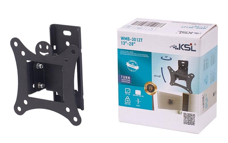 Поворотне кріплення з кутом нахилу для ТВ 13-28 KSL WMB-3012T