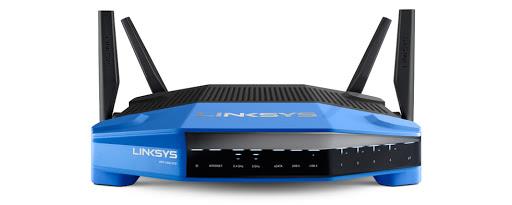 Маршрутизатор LINKSYS WRT1900ACS AC1900, 4xGE LAN, 1xGE WAN, 1xUSB3.0, USB2.0/eSATA, 4х зовнішн. ант.